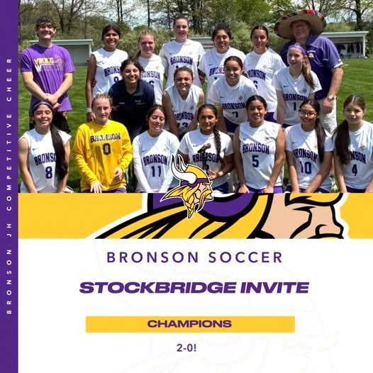 Bronson soccer team wins Stockbridge Invitational